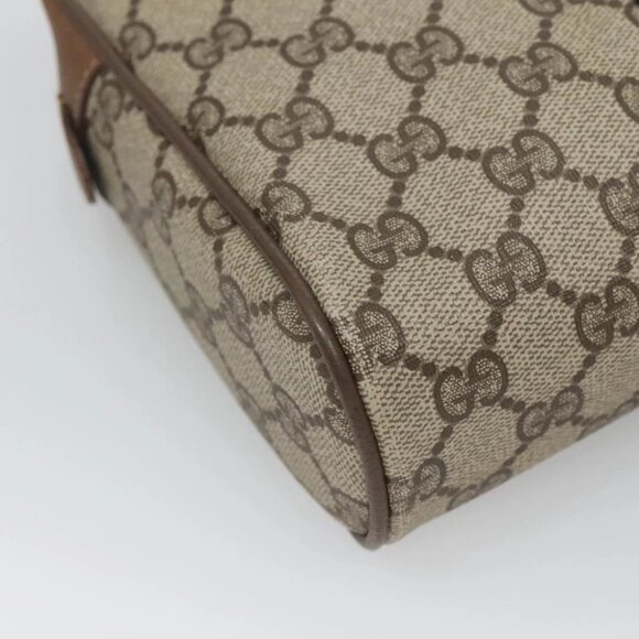 GUCCI GG Supreme Web Sherry Line Clutch Bag PVC Beige 89 01 002 Auth BA2470 - Picture 3 of 16